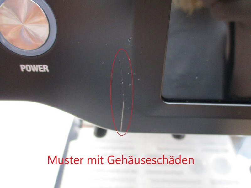 Gehäuseschäden: Barista Touch Schwarz SES880BTR !UK!