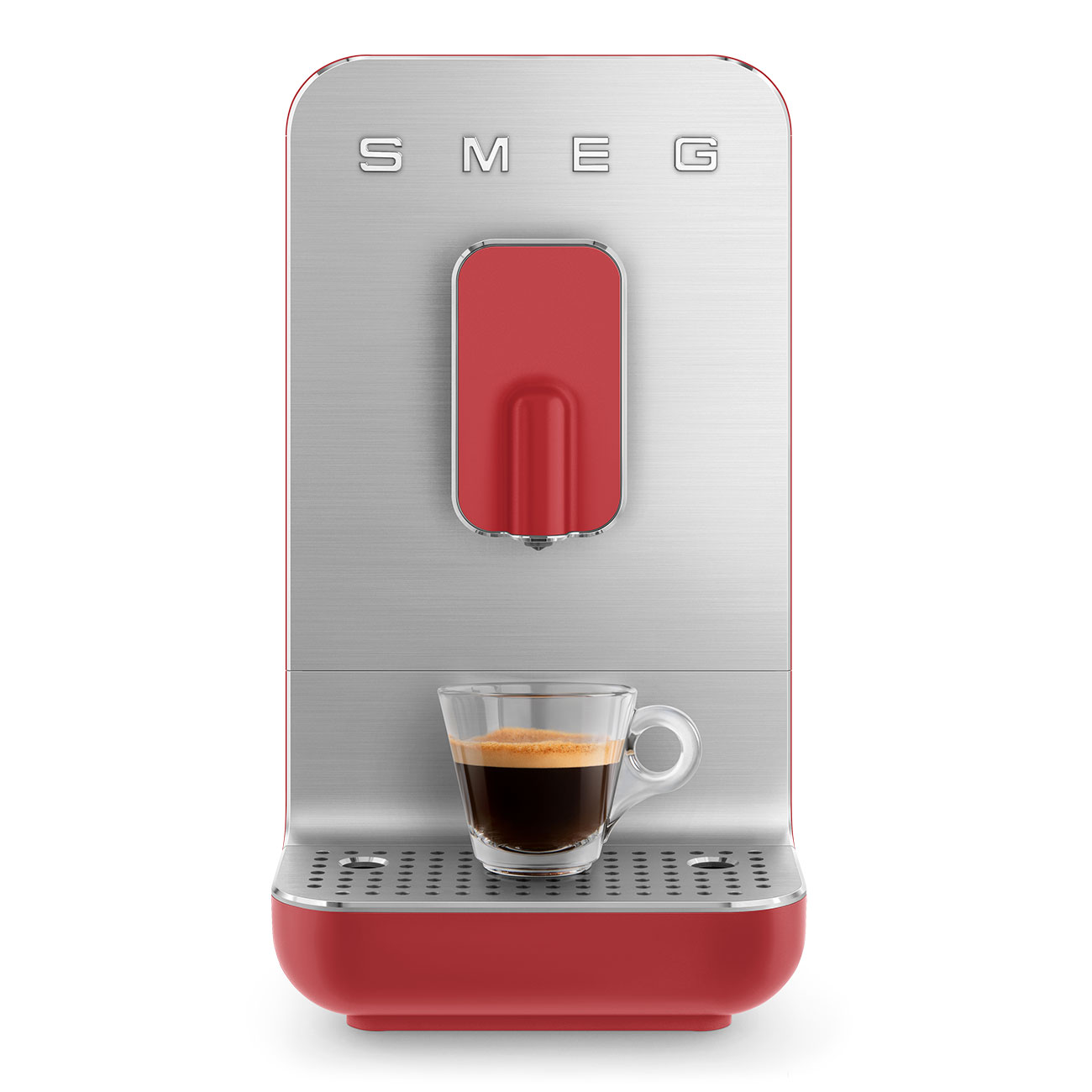 Deutliche Gebrauchsspuren: Kaffeevollautomat BCC01RD Rot