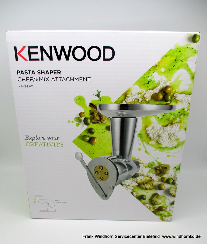 Kenwood Nudelpresse Pasta Fresca AW20011039 – Für Chef & kMix
