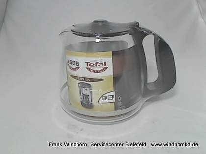 Kaffeekanne mit Deckel schwarz