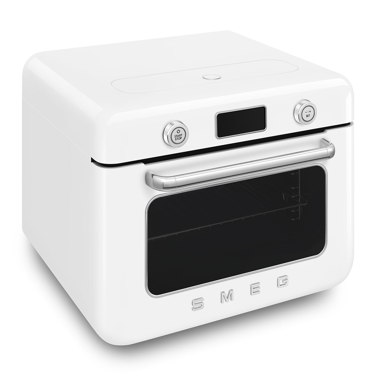 Gebrauchsspuren: SMEG COF01WH Kombi-Dampfbackofen weiß