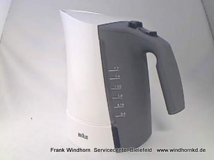 Wasserkocher kpl., weiß