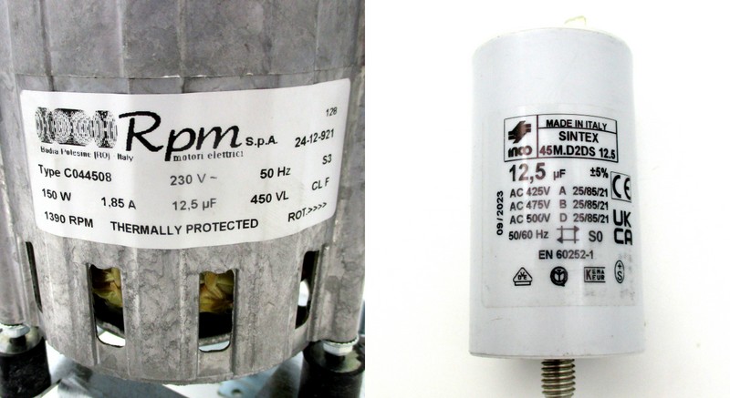 Motor Assembly PL72 230V