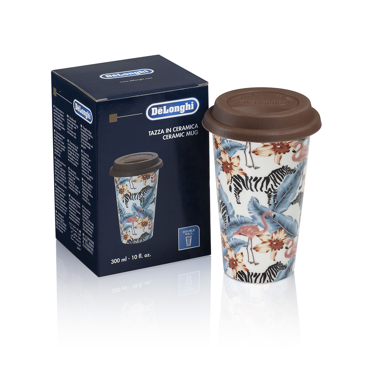 Delonghi To-Go Keramikbecher mit Tiermotiv DLSC067