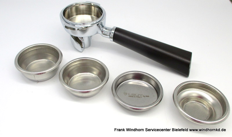 LELIT58 2WAYS Siebträger Dunkelbraun - Leichte Gebrauchsspuren