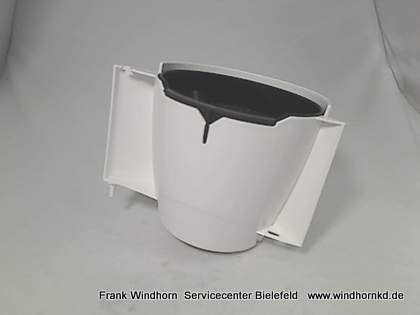 Filtreträger weiss komplett