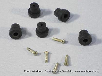 Kenwood KW650568 Gummifüße 5Stk – Standfüße für Küchenmaschinen