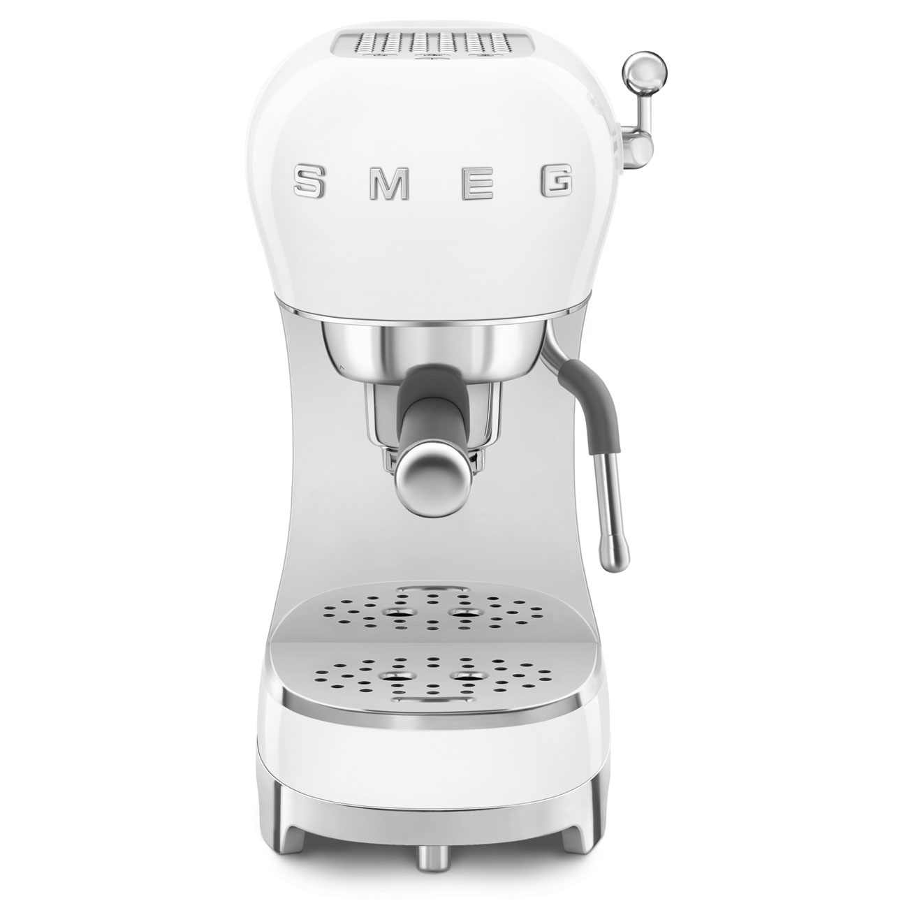 Leichte Gebrauchsspuren: SMEG Espressomaschine ECF02WHEU Weiß