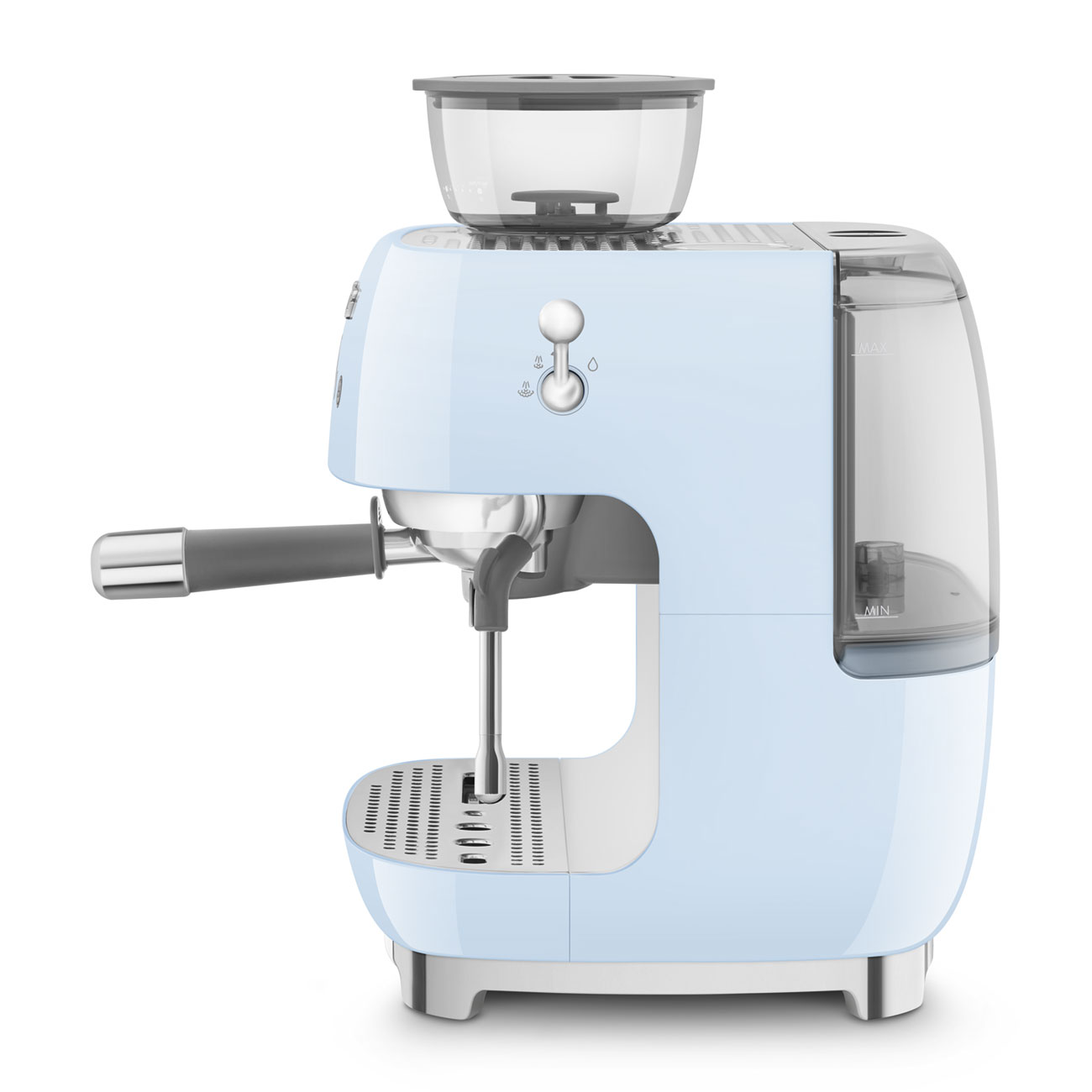 Gebraucht - Wie neu: Espressomaschine mit Mahlwerk Blau