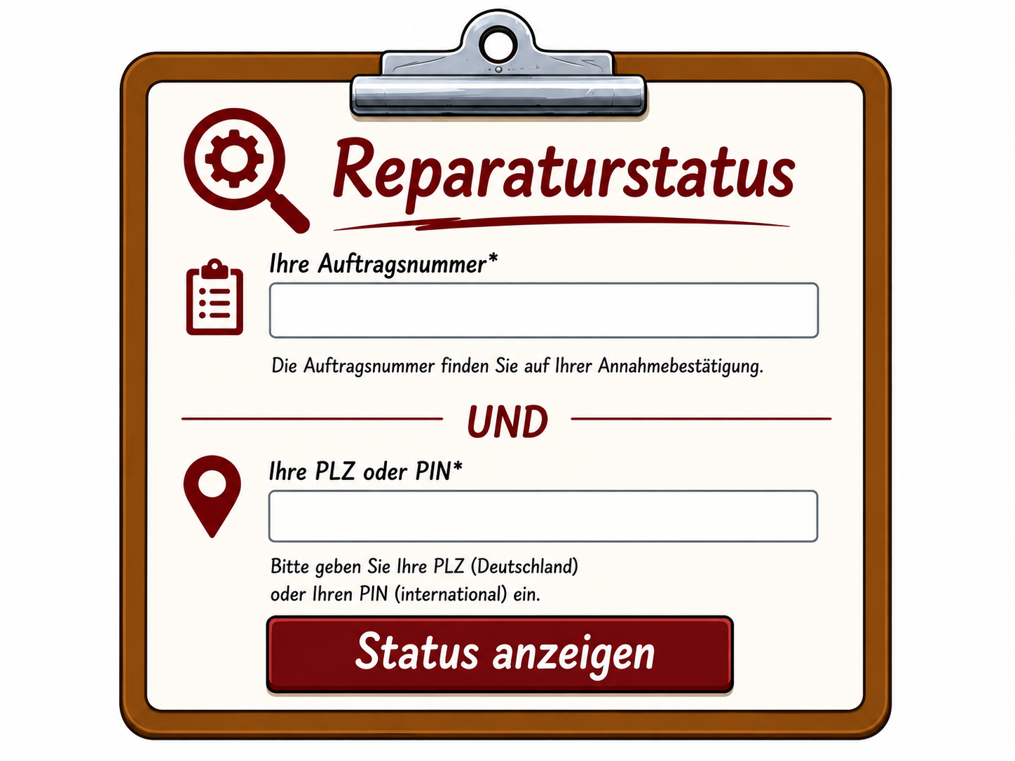 Reparaturstatus