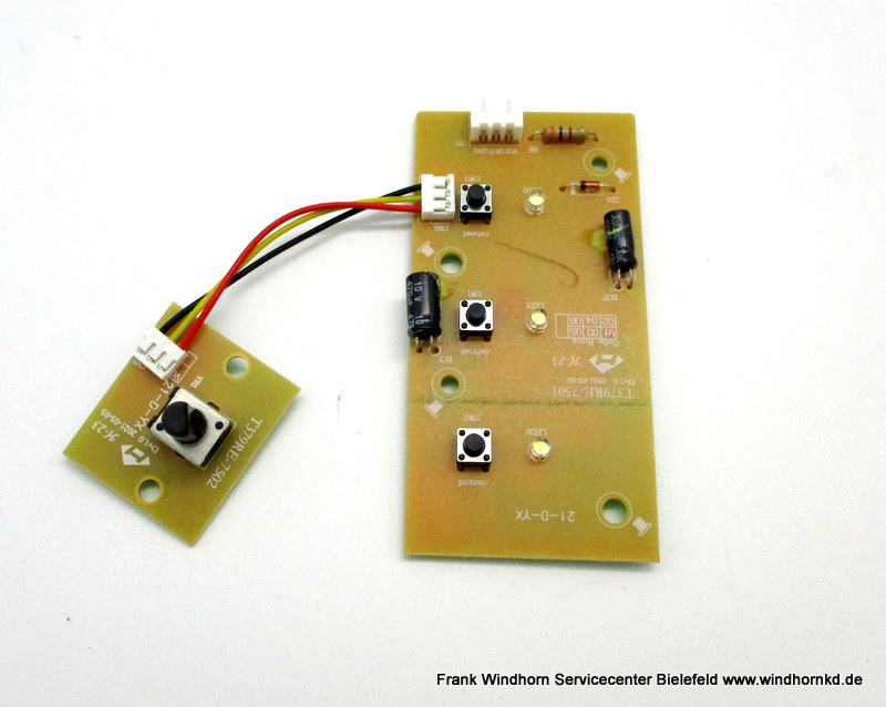 Elektronikkarte/bedienung