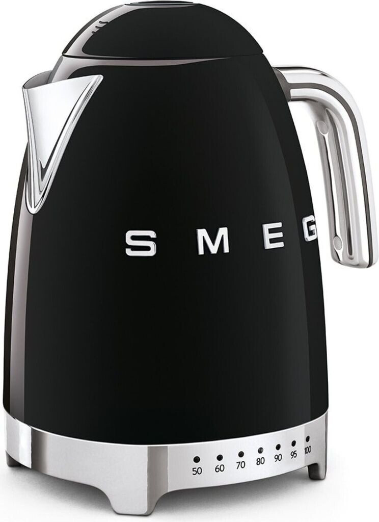Leichte Gebrauchsspuren: SMEG Wasserkocher 50's KLF04BL schwarz