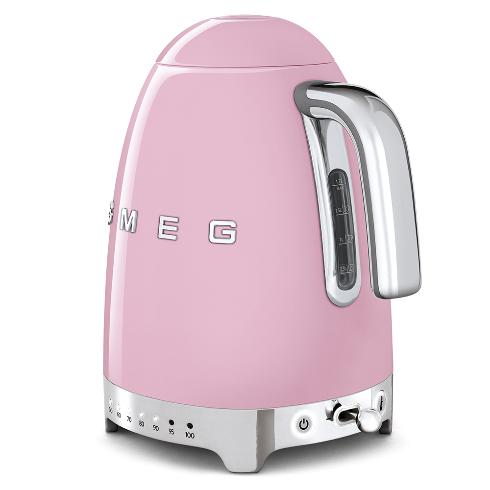 Leichte Gebrauchsspuren: SMEG Wasserkocher 50's pink KLF04PK