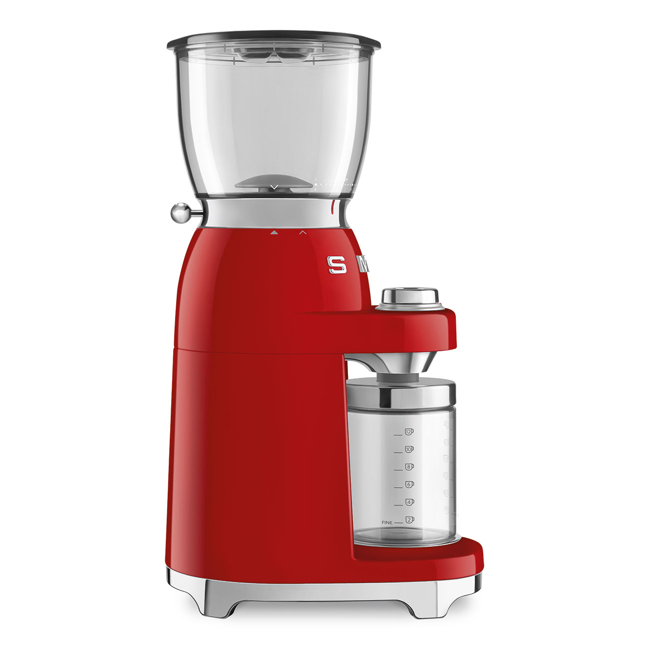 Gebraucht - Wie Neu: SMEG Kaffeemühle rot 50's Style