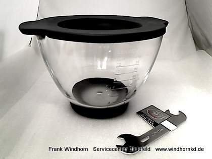 Glasschüssel mit Deckel