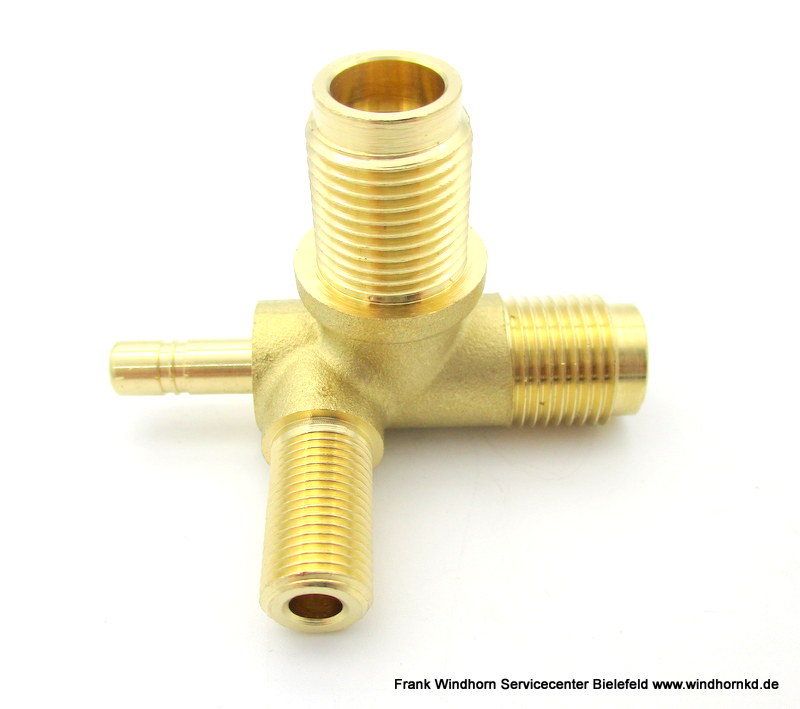 Dampfhahn Winkelstück 90°