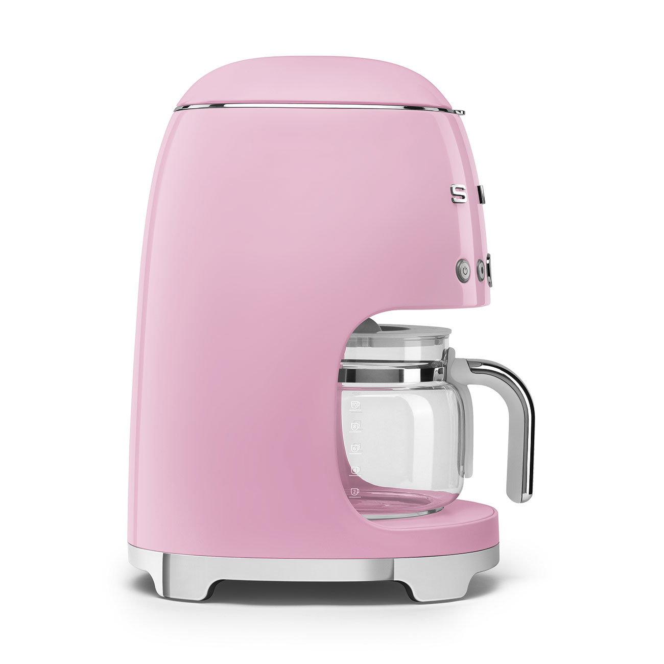 Gebraucht-Wie Neu: Smeg Filterkaffeemaschine pink 50's DCF02PK