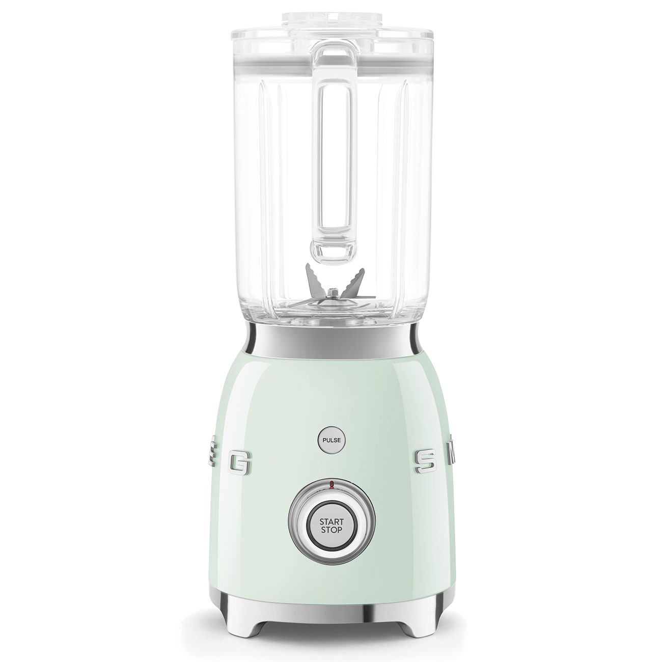 Deutliche Gebrauchsspuren: SMEG Standmixer 50's BLF03PGEU Grün