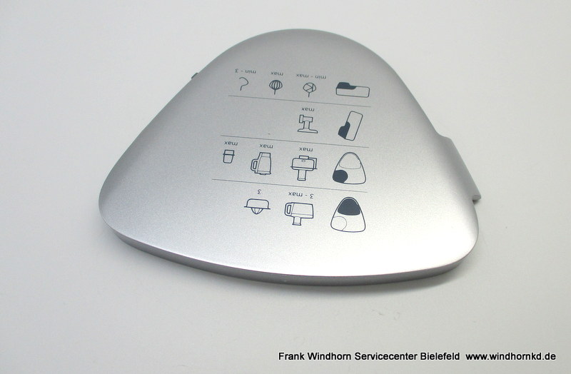 MEDIUM SPEED OUTLET COVER SILV