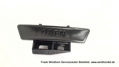 Knopf/riegel/abdeckhaube