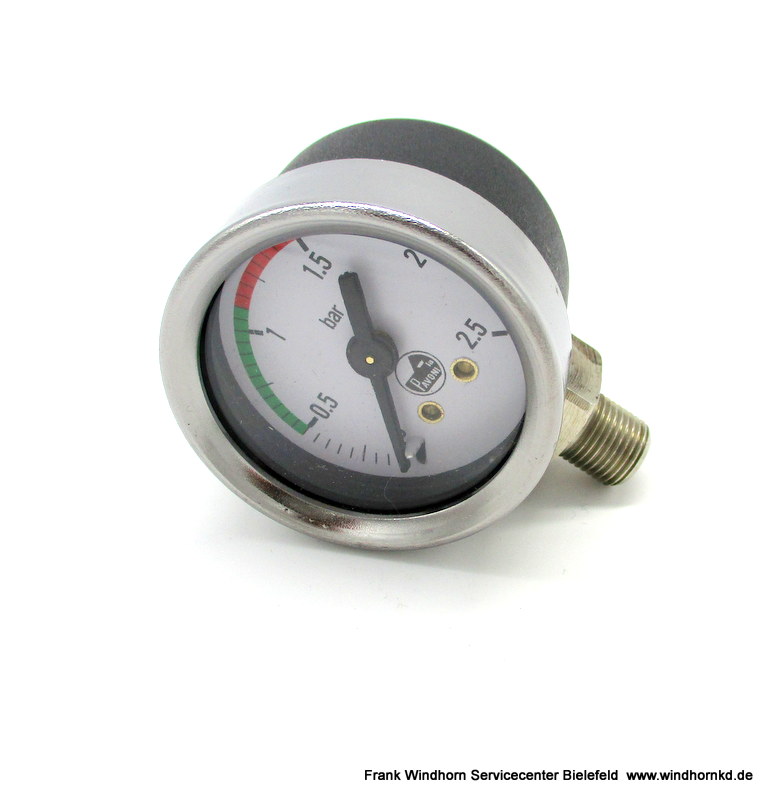 Pressure gauge DN40 crome