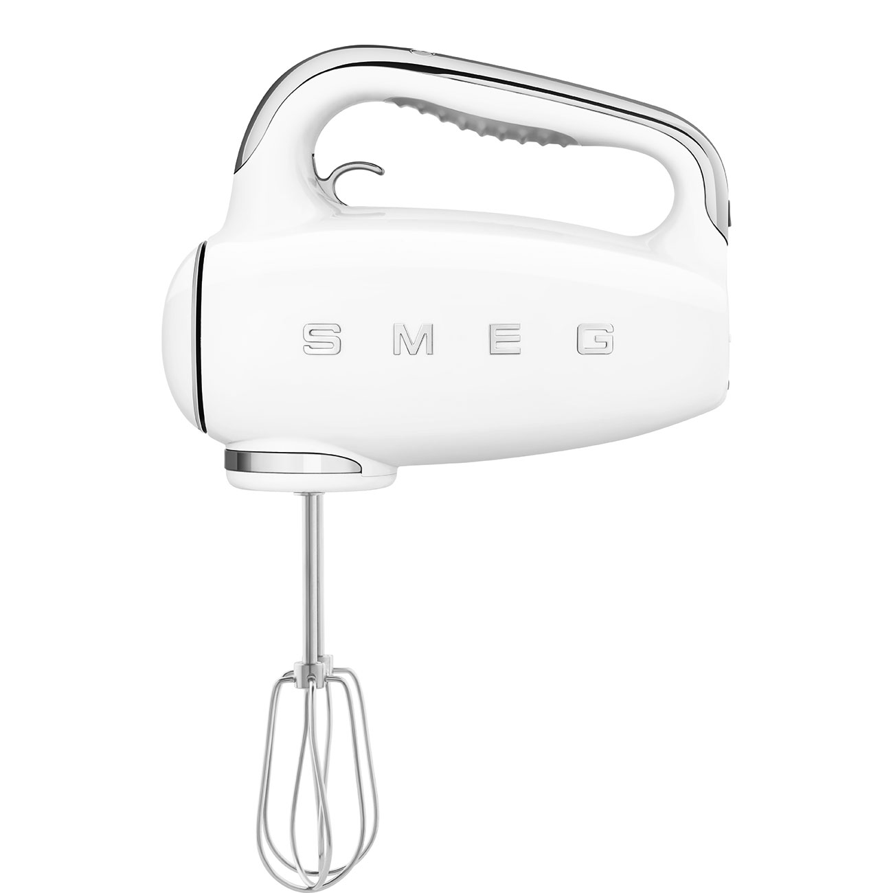 Leichte Gebrauchsspuren:SMEG HMF01WH Handmixer 50's weiß
