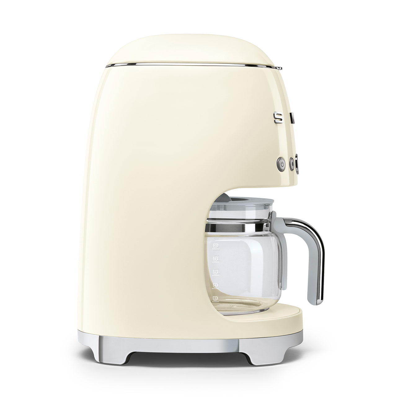 Gebraucht- Wie Neu: Smeg Filterkaffeemaschine creme DCF02CR
