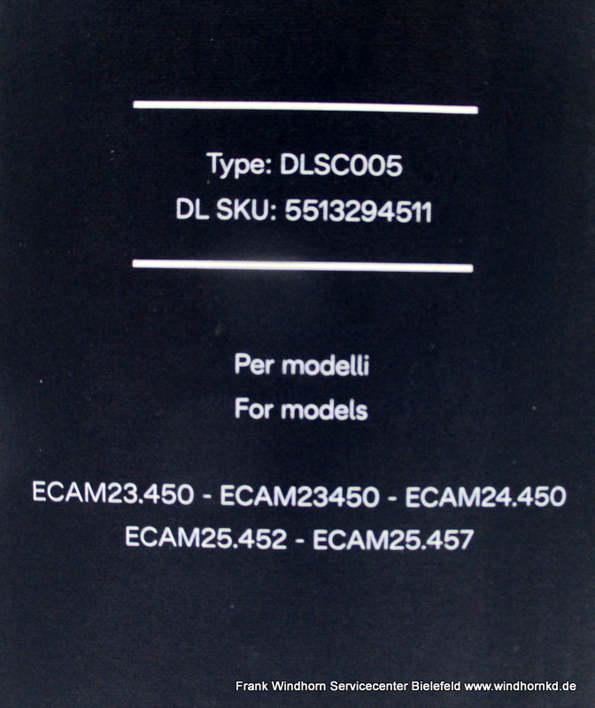 DeLonghi DLSC005 Milchbox - Für ECAM23/24