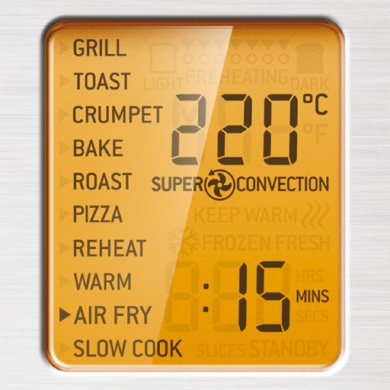 Gebraucht- Wie neu: Smart Oven Air Fryer Edelstahl !UK!