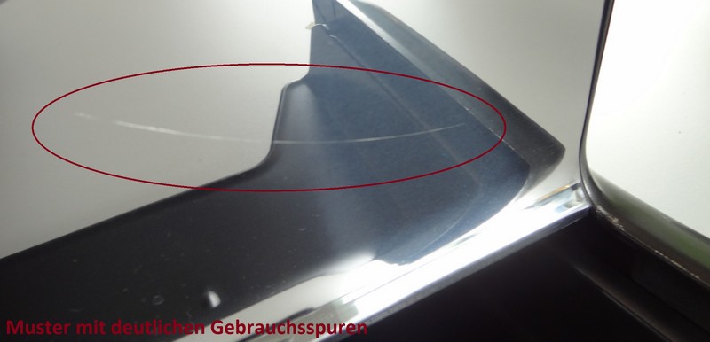 Deutliche Gebrauchsspuren: Oracle Touch Anthrazit SES990BST