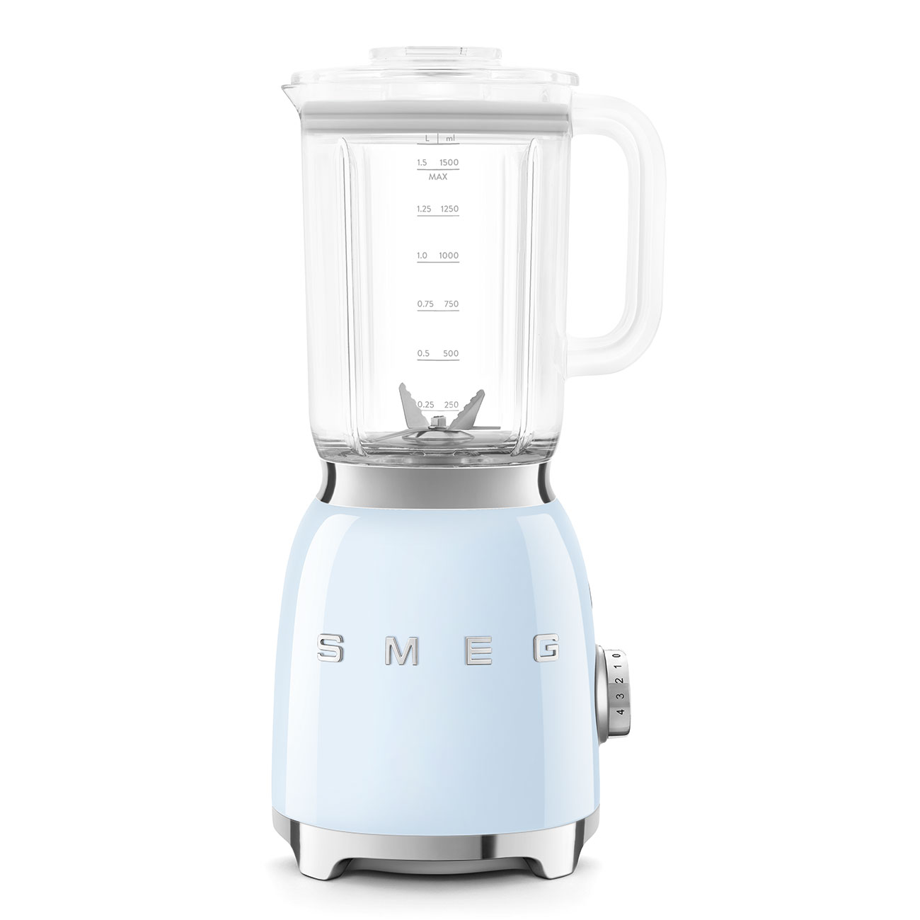 Gebrauchsspuren: SMEG Standmixer 50's BLF03PBEU Blau