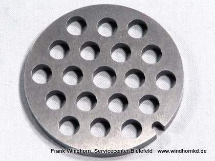 Lochscheibe grob für Fleischwolf