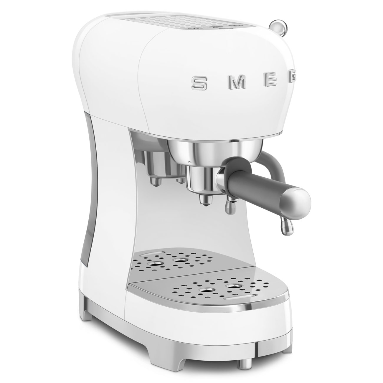 Leichte Gebrauchsspuren: SMEG Espressomaschine ECF02WHEU Weiß