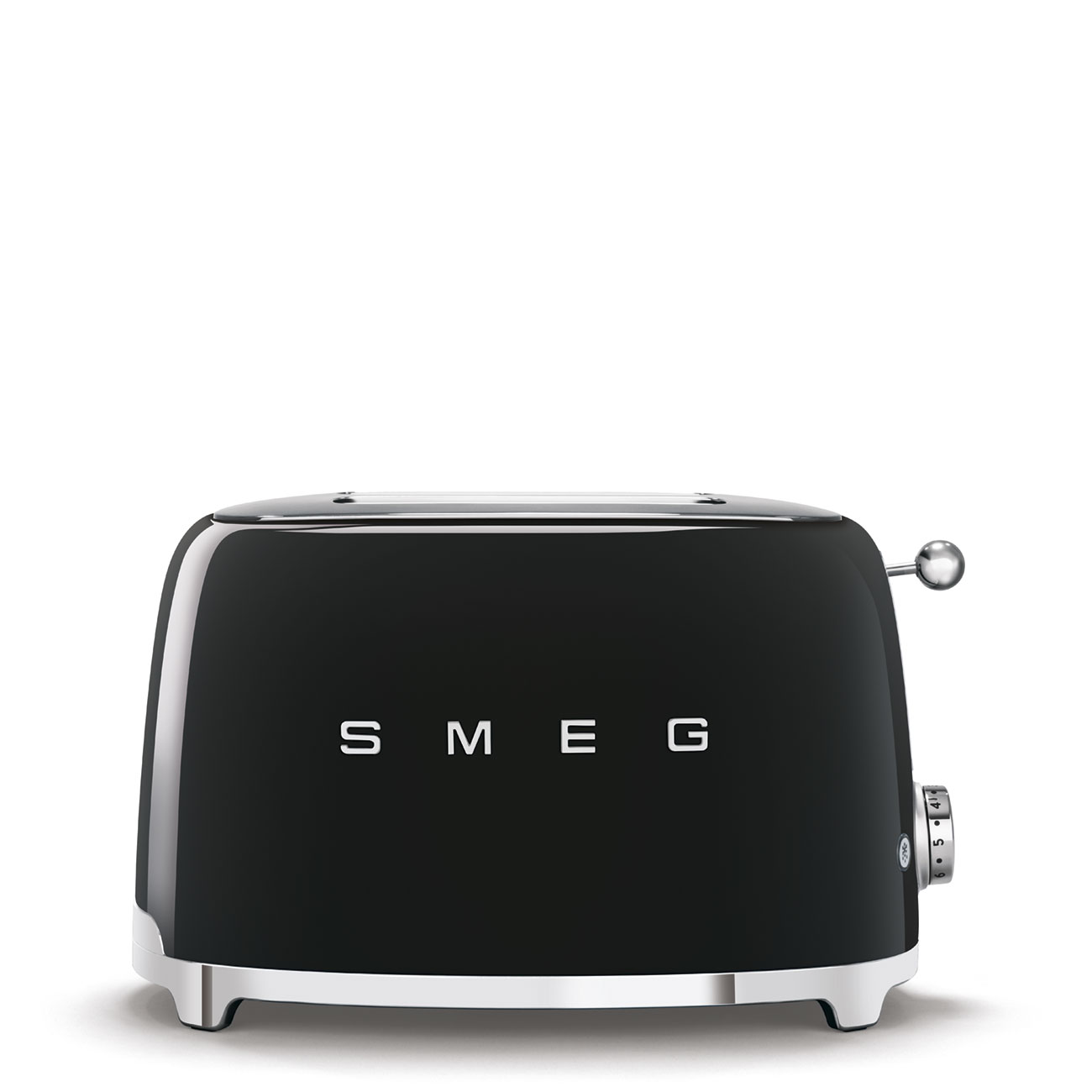 Leichte Gebrauchsspuren: SMEG 2-Slice Toaster Schwarz TSF01BL