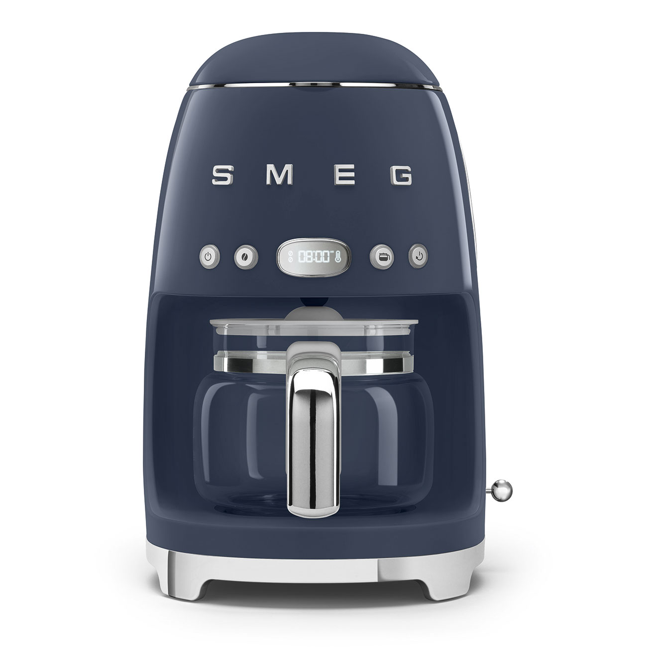 Leichte Gebrauchsspuren: Smeg Filterkaffeemaschine navyblau 50's