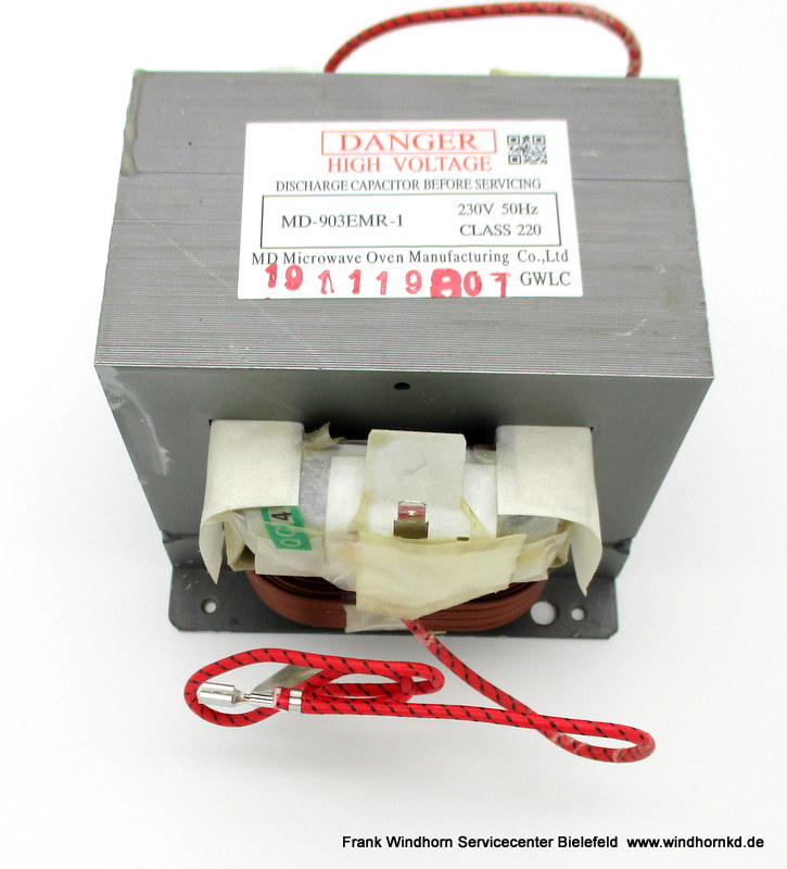 HV TRANSFORMER MD903EMR-1 230V