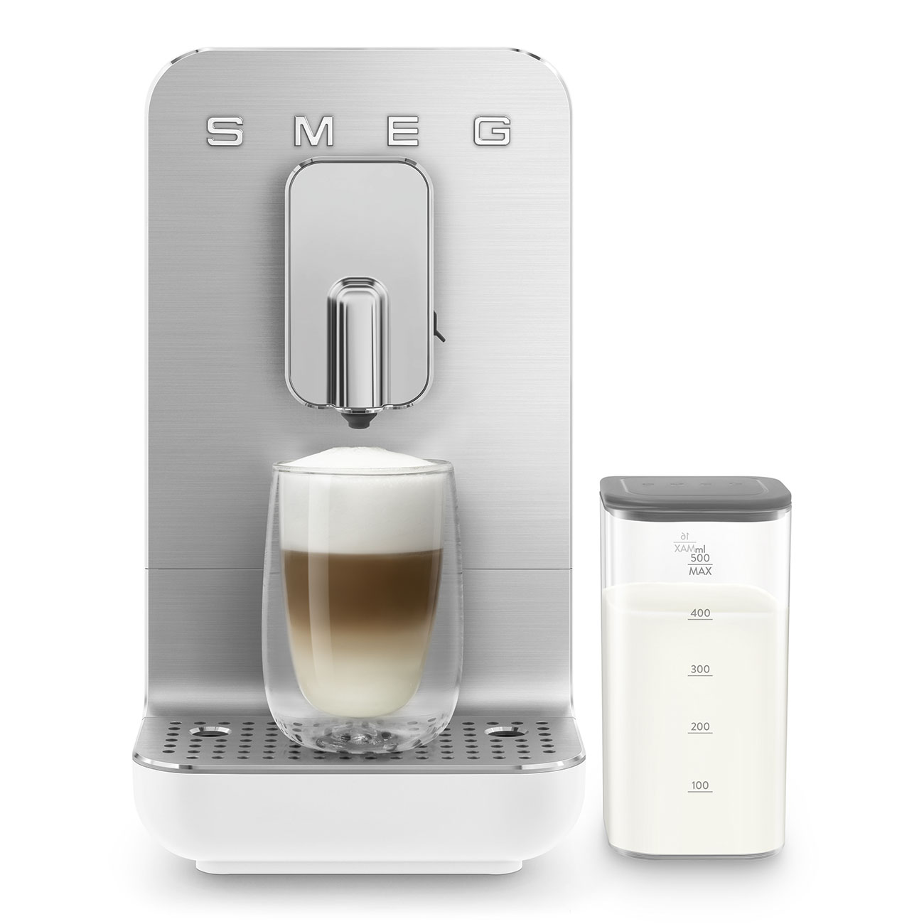 Leichte Gebrauchsspuren: Kaffeevollautomat mit Milch BCC13 Weiß