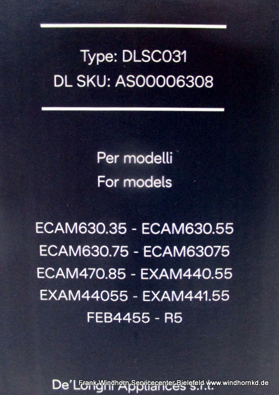 DeLonghi Milchbox DLSC031 EXAM Werkstattgeprüfte Retoure