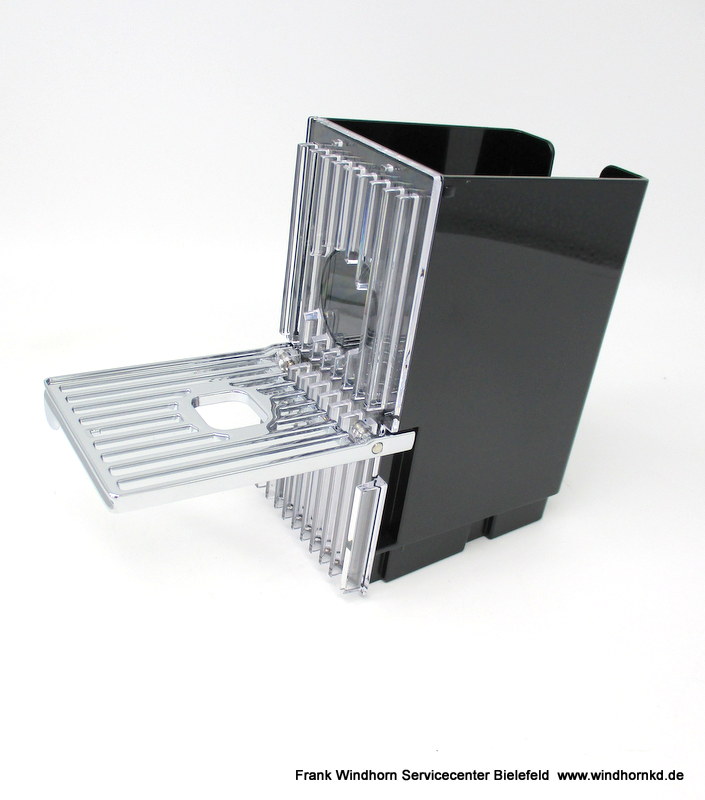 Behälter mit Tassenabstellgitter