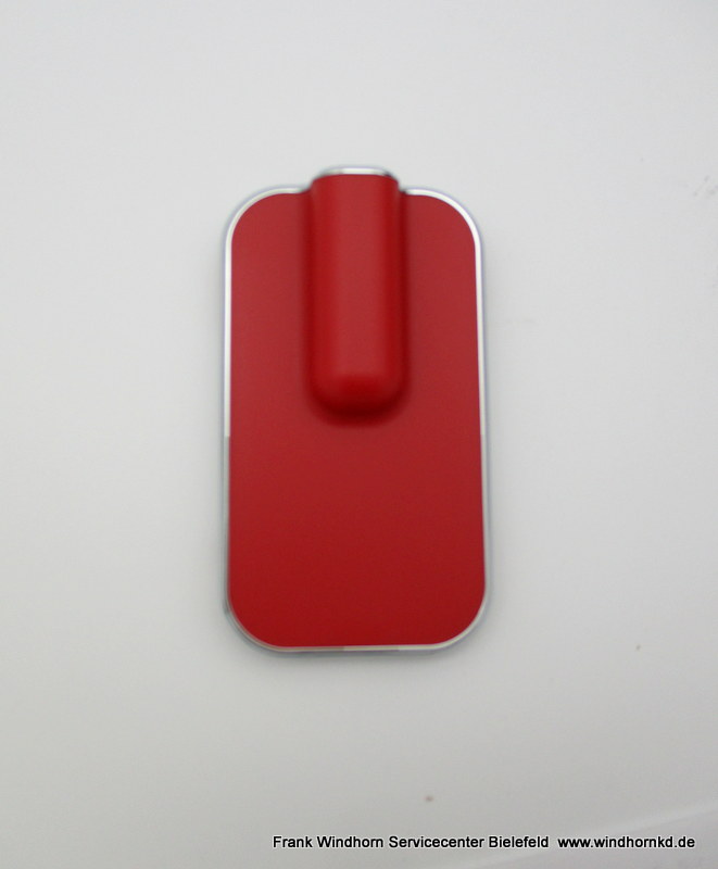 Blende Kaffeeauslauf rot