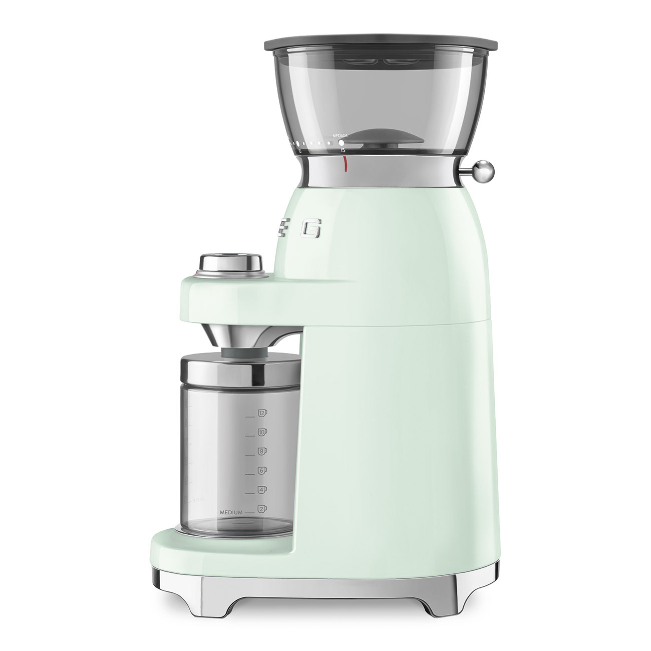 Gebraucht- Wie Neu: SMEG Kaffeemühle pastellgrün 50's Style
