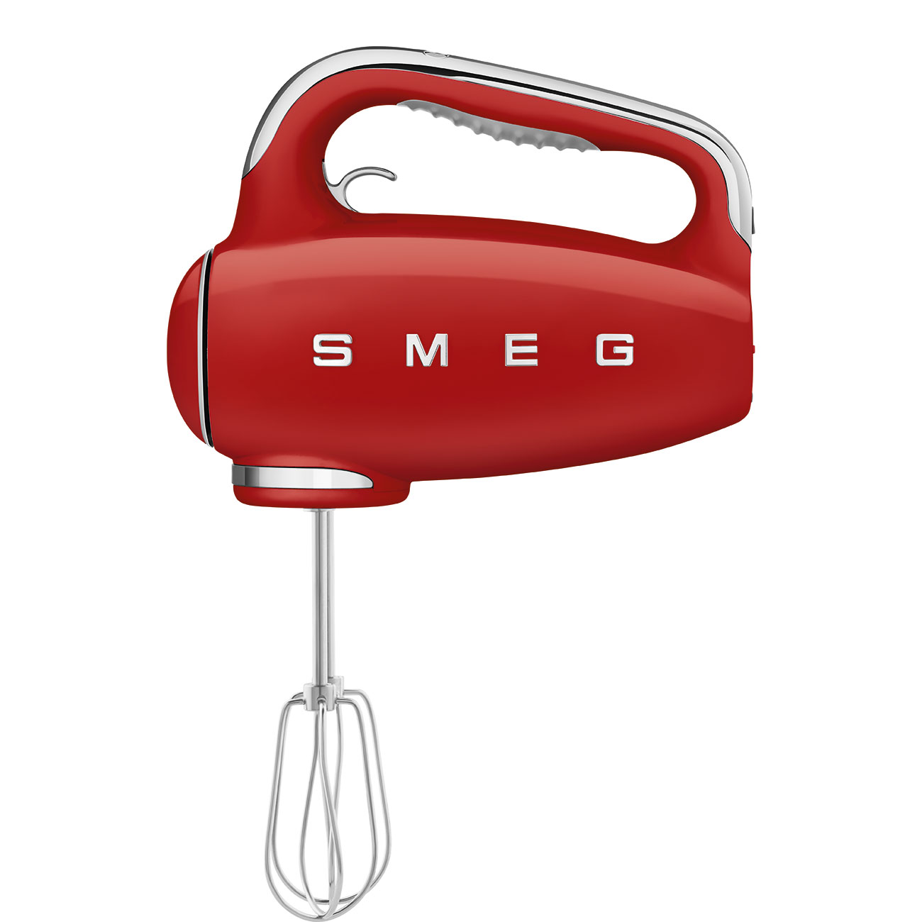 Leichte Gebrauchsspuren: SMEG HMF01RD Handmixer 50's rot