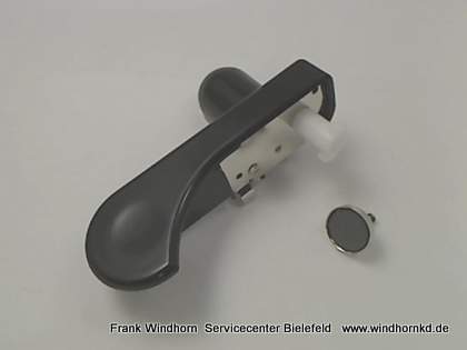 Griff mit integriertem Magnet schwarz