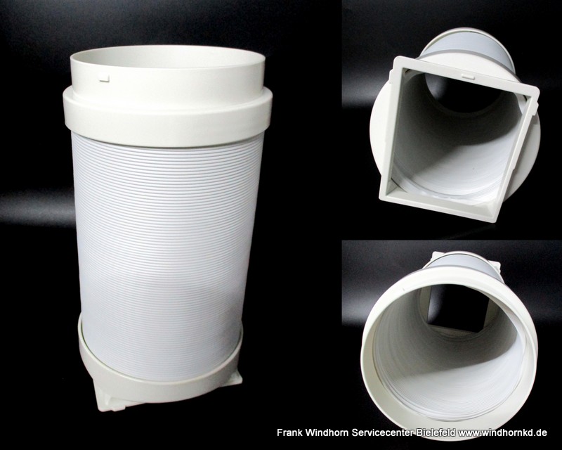Rowenta SS-1810001591 Original Abluftschlauch Klimaanlage Weiß
