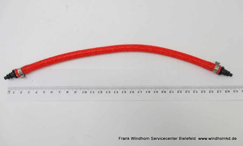 ASSY BRAIDED TUBE+2 CLIPS+2 CO