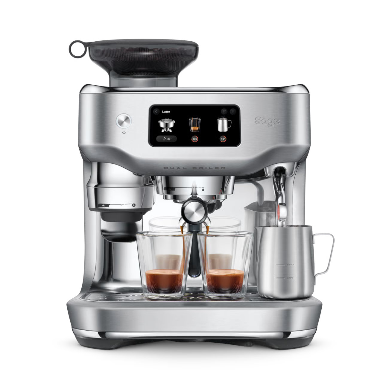 Gehäuseschaden: Oracle Dual Boiler Edelstahl SES995BSS