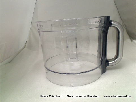 Kunststoffschüssel mit Griff silber  FP970/972/980