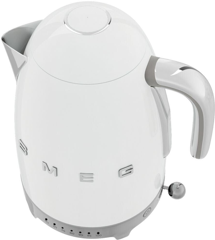Leichte Gebrauchsspuren: SMEG Wasserkocher 50's weiß KLF04WH