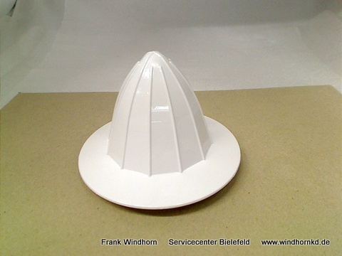 Presskegel, rein-weiß