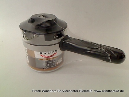 Glaskrug Espresso Mini schwarz